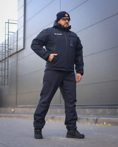Брюки зимние Хантер Gen 2 Софтшелл темно-синие для ГСЧС 40-42/3