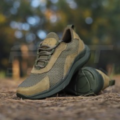 Кросівки літні Urban N-32 замша зелена підошва хакі (розмір 36-39)