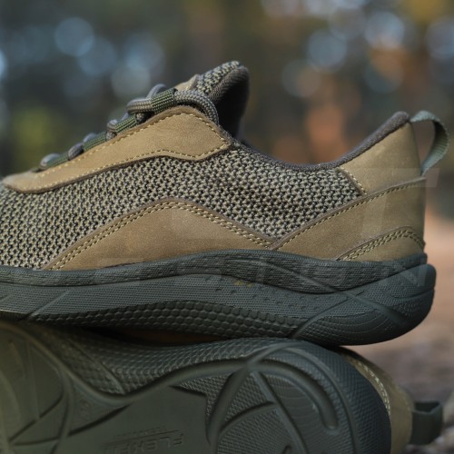 Кросівки літні Urban N-32 замша зелена підошва хакі (розмір 36-39) 36 36