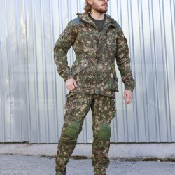 Костюм Горка 5 тактический полудемисезон Хищник с налокотниками и наколенниками