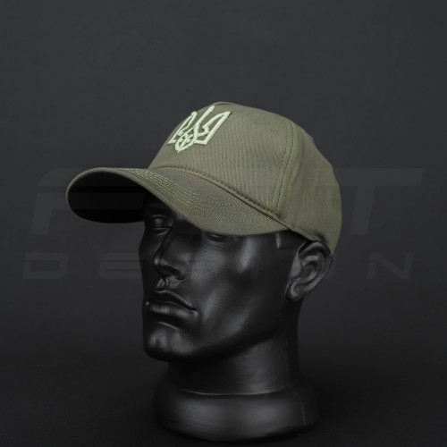 Кепка бейсболка з Тризуб хакі 56 56