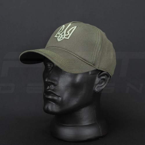Кепка бейсболка з Тризуб хакі 56 56
