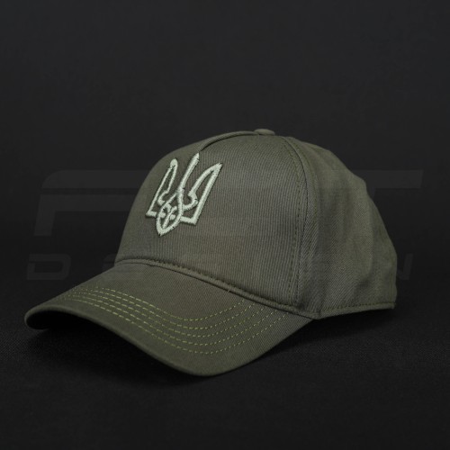 Кепка бейсболка з Тризуб хакі 56 56