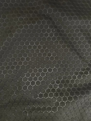 Тканина фліс Гексагон соти хакі