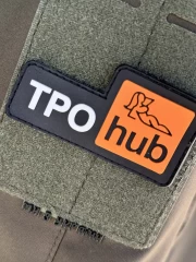 Шеврон/патч гумовий ПВХ ТРО хаб