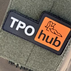 Шеврон/патч резиновый ПВХ ТРО хаб