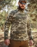 Кофта фліс Анорак лонгслів з блискавками піксель ЗСУ 40-42/3 40-42/3