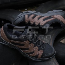 Кроссовки летние на сетке Urban коричневые