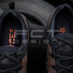 Кроссовки летние на сетке Urban коричневые