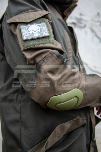 Костюм Гірка 5 тактичний демісезонний комбінований з наколінниками та налокітниками хакі 40-42/3 40-42/3