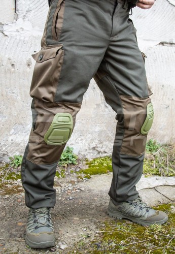 Костюм Гірка 5 тактичний демісезонний комбінований з наколінниками та налокітниками хакі 40-42/3 40-42/3