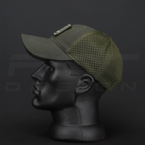 Кепка бейсболка Мілітарі тракер на сітці FCT хакі 56 56