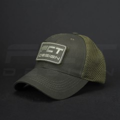 Кепка бейсболка Мілітарі тракер на сітці FCT хакі