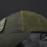 Кепка бейсболка Мілітарі тракер на сітці FCT хакі 56 56
