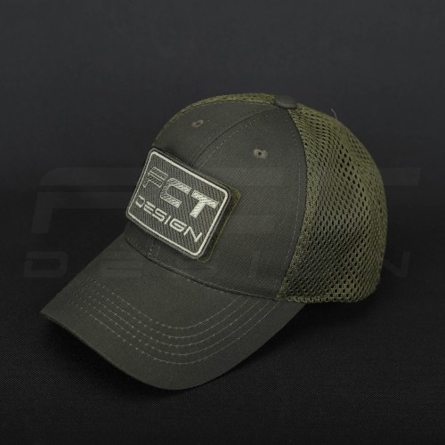 Кепка бейсболка Мілітарі тракер на сітці FCT хакі 56 56