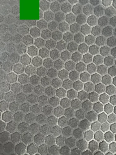 Тканина фліс Гексагон соти сірий