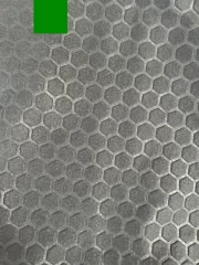 Тканина фліс Гексагон соти сірий