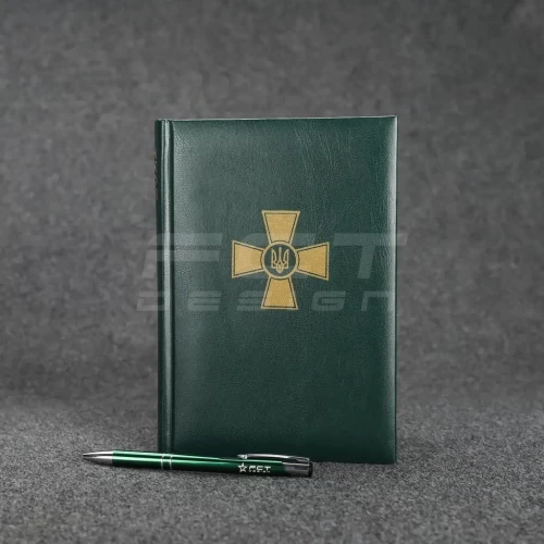 Блокнот дневник ВСУ с нанесением А5 14,8х21 см