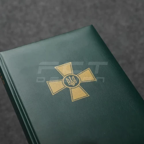 Блокнот дневник ВСУ с нанесением А5 14,8х21 см