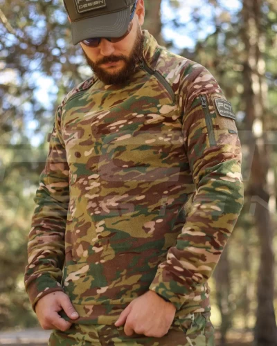 Кофта фліс Анорак лонгслів з блискавками мультикам 40-42/3 40-42/3