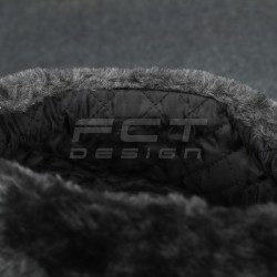 Шапка-ушанка набивной мех серое сукно Atacs FG