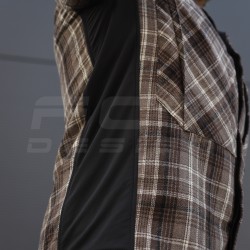 Тактична мілітарі Сорочка FCT демісезон утеплена в клітинку Коричнево-сіра (28 номер)