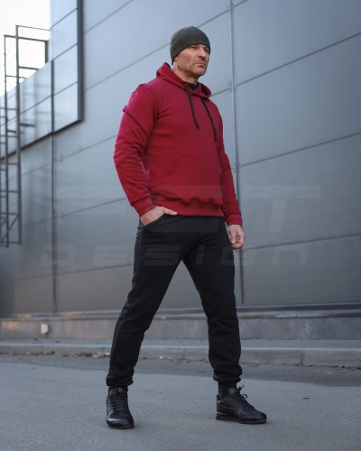 Спортивний костюм бордо тринитка  42 42