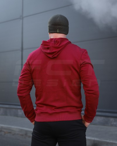 Спортивний костюм бордо тринитка  42 42