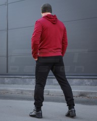 Спортивний костюм бордо тринитка