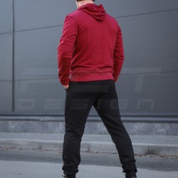 Спортивный костюм бордо трехнитка