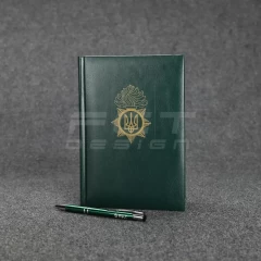 Блокнот щоденник НГУ з нанесенням хакі А5