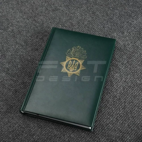 Блокнот щоденник НГУ з нанесенням хакі А5 21х29,7 см 21х29,7 см