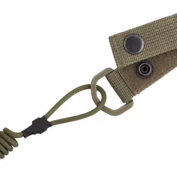 Шнур страхувальний Тренчик із карабіном хакі