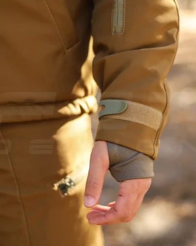 Куртка зимова Хантер Софтшелл термофліс Койот 40-42/3 40-42/3