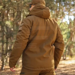 Куртка тактическая зимняя Хантер койот Софтшелл