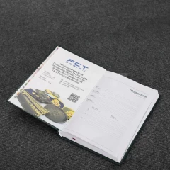 Блокнот щоденник НГУ з нанесенням синій А5