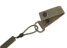 Шнур страхувальний Тренчик із карабіном койот