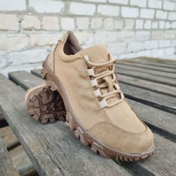Кросівки літні тактичні Енерджі з бежевими тканинними вставками