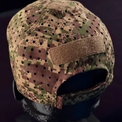 Кепка бейсболка ріп-стоп з велкро та перфорацією Хижак піксель G-0822 тактична