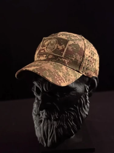 Кепка бейсболка ріп-стоп з велкро та перфорацією Хижак піксель G-0822 тактична 56 56