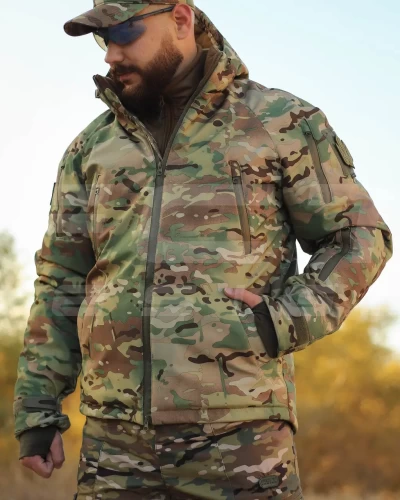 Куртка зимова Хантер Софтшел фліс Мультикам 40-42/3 40-42/3