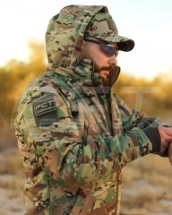 Куртка зимова Хантер Софтшел фліс Мультикам