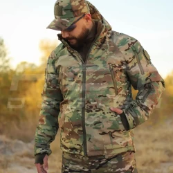 Куртка тактическая зимняя Хантер мультикам Софтшел