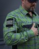 Тактична мілітарі Сорочка FCT Blackbeard демісезон в клітинку Зелена (12 номер) 40-42/3 40-42/3