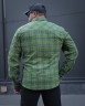 Тактична мілітарі Сорочка FCT Blackbeard демісезон в клітинку Зелена (12 номер) 40-42/3 40-42/3