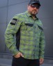 Тактична мілітарі Сорочка FCT Blackbeard демісезон в клітинку Зелена (12 номер) 40-42/3 40-42/3