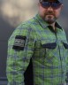 Тактична мілітарі Сорочка FCT Blackbeard демісезон в клітинку Зелена (12 номер) 40-42/3 40-42/3