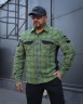 Тактическая милитари Рубашка FCT Blackbeard демисезон в клетку Зеленая (12 номер) 40-42/3
