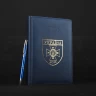 Блокнот щоденник ДСНС темно-синій А5 з тисненням датований 21х29,7 см-1241 21х29,7 см-1241