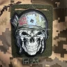 Шеврон/патч гумовий ПВХ Череп В'єтнам